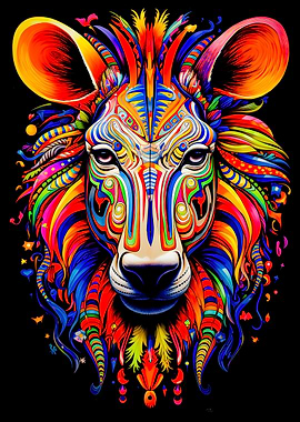 Psychedelic Animal Vibrant