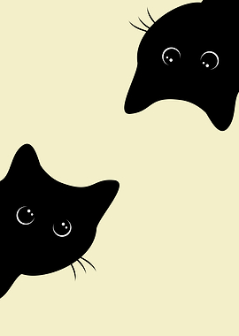 Two Black Cats