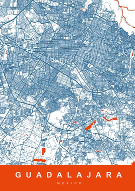 MAP GUADALAJARA MEXICO