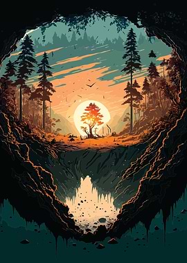 Crater Panorama Mountain