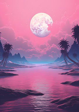 Vaporwave Landscape
