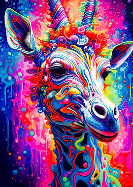 Psychedelic Giraffe