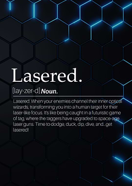 Lasered gaming definition