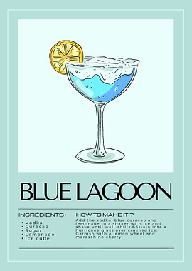 Cocktail Blue Lagoon