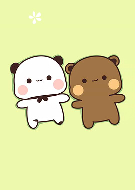 two cute bears