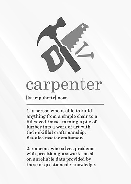 Funny Carpenter Definition