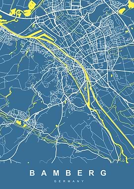 MAP BAMBERG GERMANY