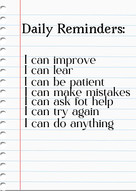 Daily Reminders