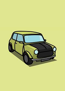 Leyland Green Mini Cooper