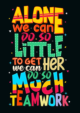 Alone we can do so little