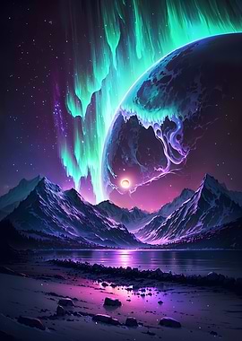Aurora Stellar Landscape
