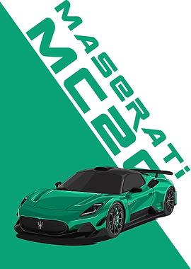 maserati mc20 green