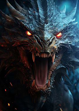 Mystical screaming Dragon