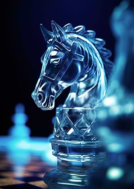 Crystal Chess Knight