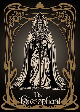 The Hierophant Tarot card