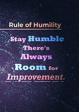 Rule of Humility