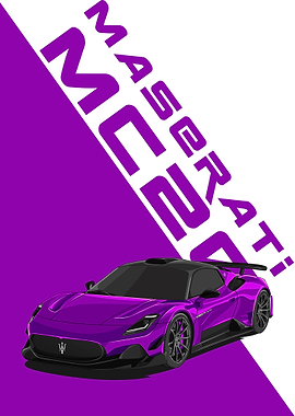 maserati mc20 violet