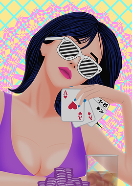 poker girl