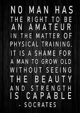 socrates workout quote