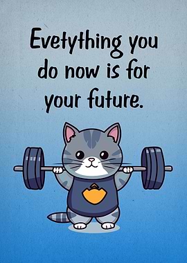 future weightlifting cat