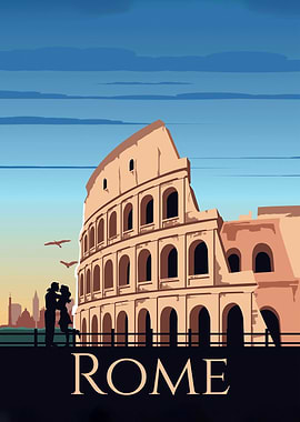 Rome Italy Travel Art