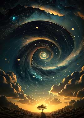 Night fantasy spiral