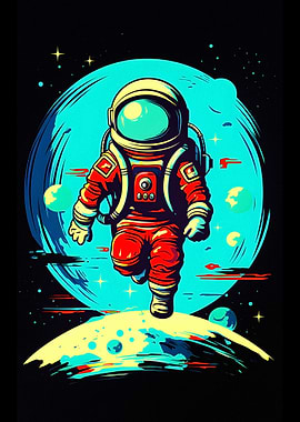 Red Space Suit