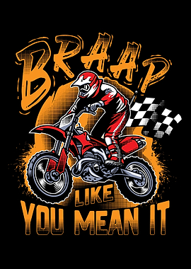 Dirtbike Braap Motorcross