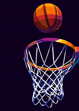 Hoop Ball Pop Art
