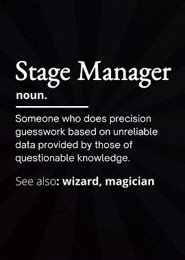 Stage Manager definition