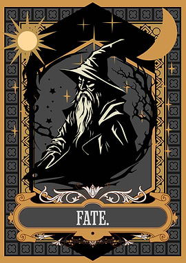 FATE WIZARD TAROT CARD