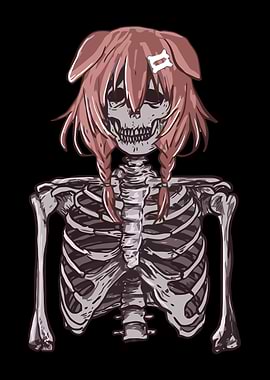 Skull Anime Girl