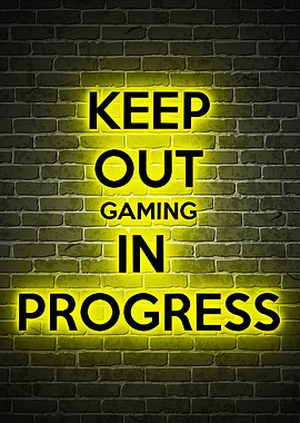 keep out gaming in progres