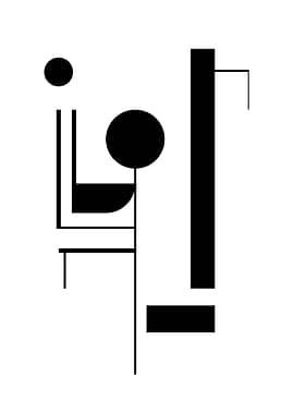 Bauhaus Hoop Geometric Art