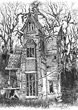 Dilapidated Country House