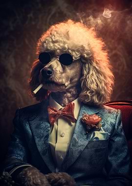 classy poodle