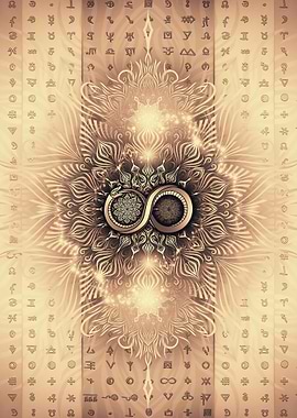 Ouroboros Mandala Scroll