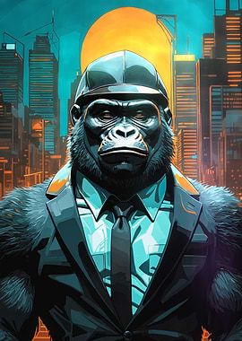 Cityscape Gorilla