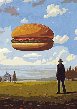 Giant Hovering Hamburgers