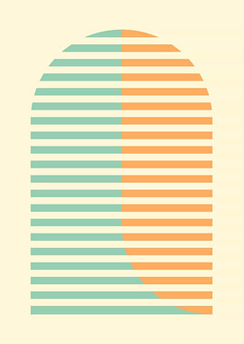 Abstract modern minimalist