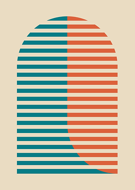 Abstract modern minimalist