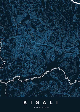 KIGALI RWANDA MAP