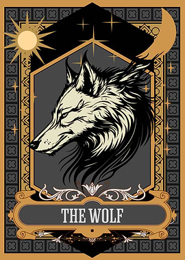 WOLF TAROT CARD
