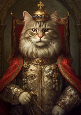Anthropomorphic King Cat
