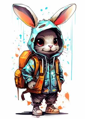 Cute Rabbit Cartoon