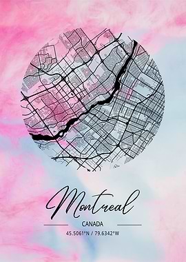 Montreal Beta Watercolor