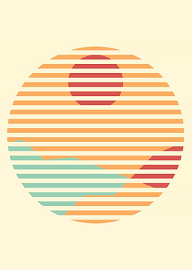 Abstract modern minimalist