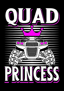 Quad Princess Riding ATV