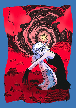 Night girl lucky star