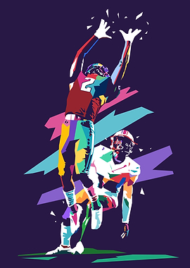American Football Pop Art